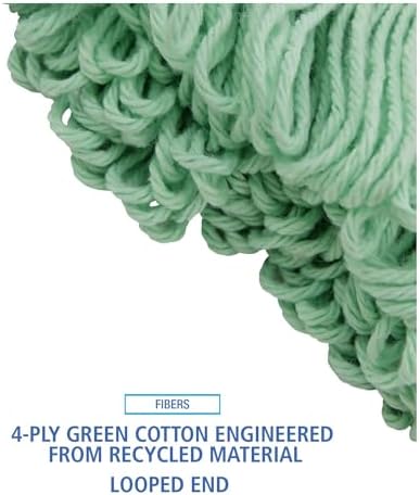 Boardwalk BWK1200XL EcoMop Replacement Head - Green Large
