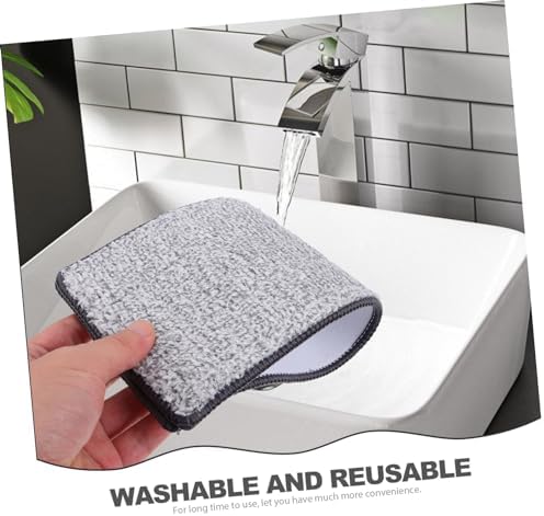 10pcs Reusable Microfiber Mop Pads for Home Cleaning