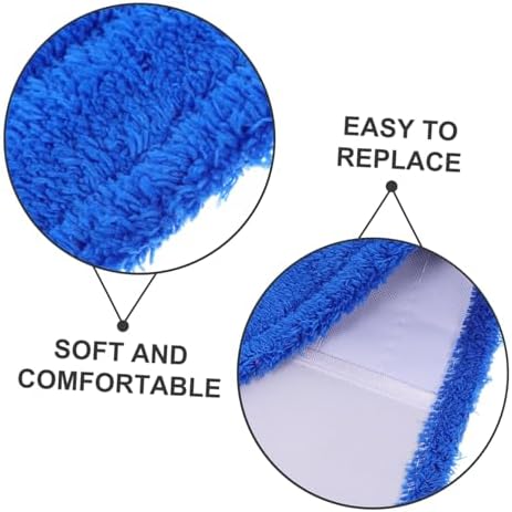 4PCS Coral Fleece Mop Pads Washable Replacement