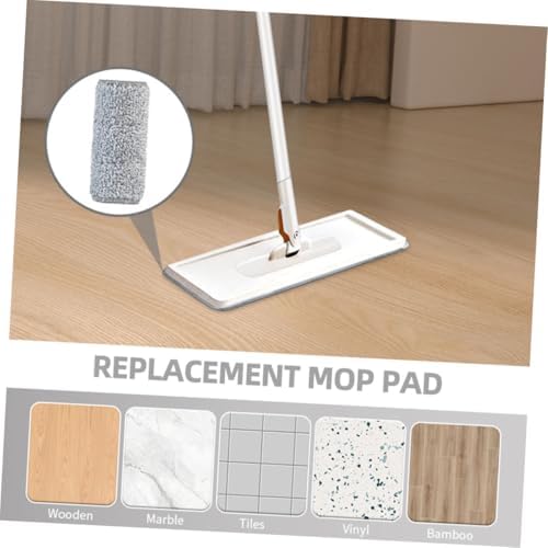 3pcs Microfiber Mop Pads Replacement for Wet Dry Floor Cleaning