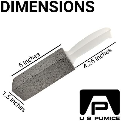 PUMIE Toilet Bowl Ring Cleaner with Handle 2 Pack