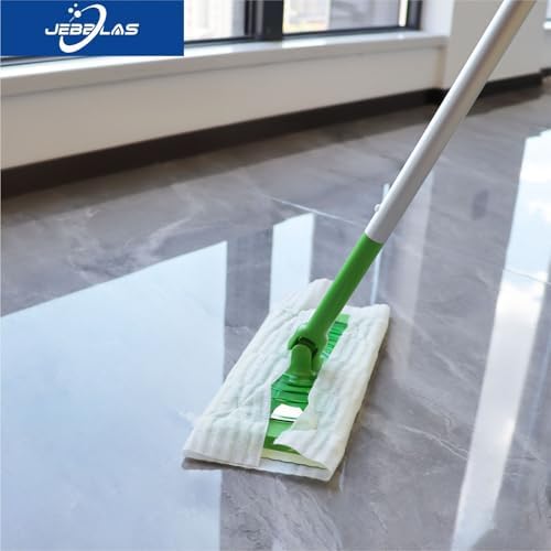 JEBBLAS 60 Pcs Disposable Dry Mop Cloth Refills