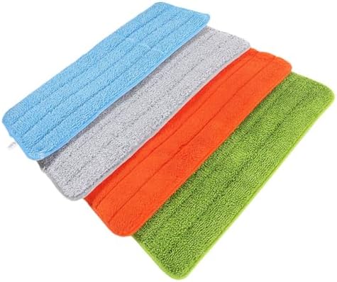 4Pcs Washable Fiber Cloth Mop Pads for Hardwood Floors