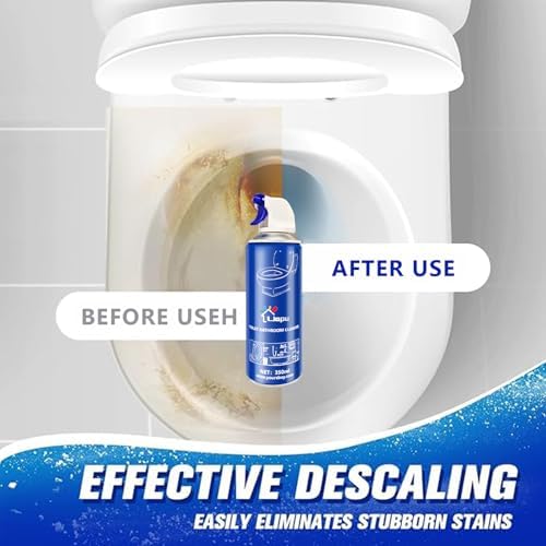 Liapu Toilet Bowl Cleaner 2 Pack Eco-Friendly Fresh Mint Scent