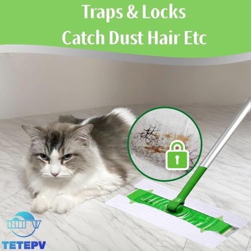 TETEPV Dry Sweeping Cloths for Swiffer 100 Count