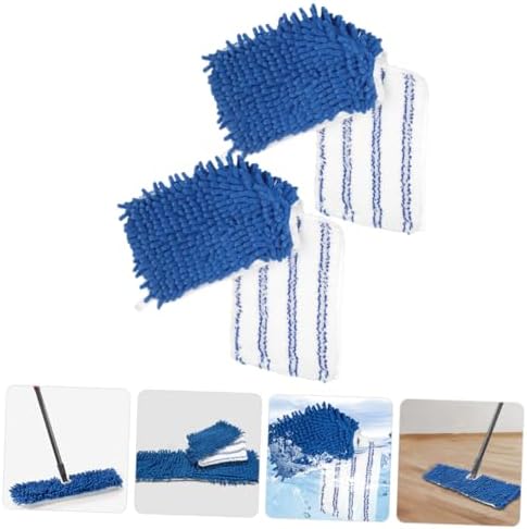 PACKOVE 2Pcs Chenille Mop Replacement Pads Reusable