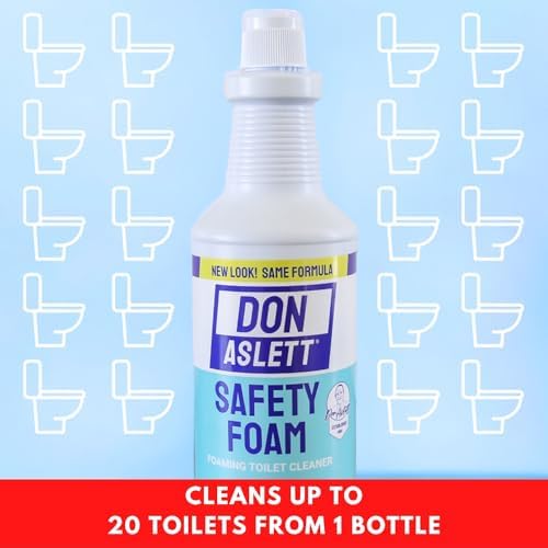 Don Aslett Toilet Bowl Cleaner Set with Foam and Mop