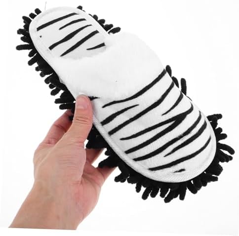 Ipetboom 1 Pair Detachable Mop Slippers for Women