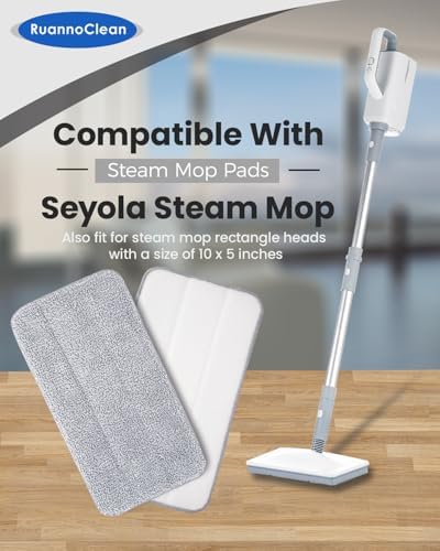 RuannoClean Steam Mop Pads 6-Pack for Seyola FEPPO Others