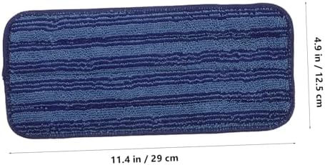 PACKOVE Reusable Microfiber Mop Pads for Wet Dry Floor Cleaning
