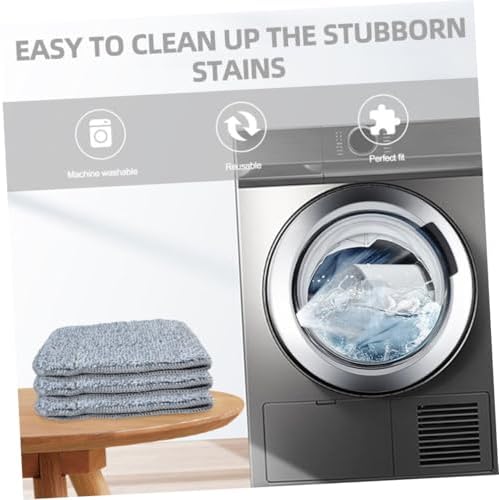 3pcs Microfiber Mop Pads Replacement for Wet Dry Floor Cleaning