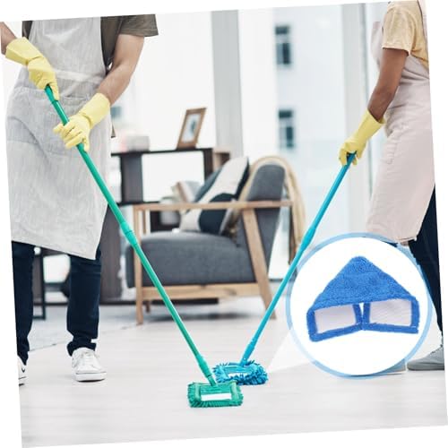 CALLARON Microfiber Dust Mop Replacement Head Blue