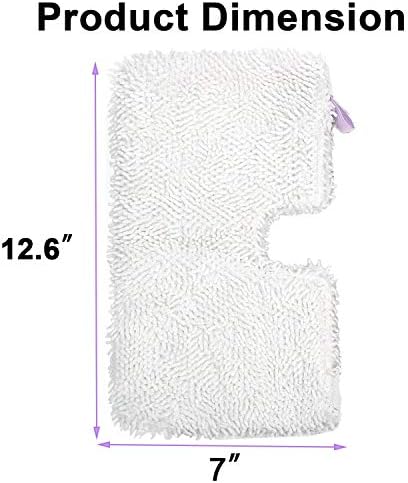 FFsign 6 Pack Washable Microfiber Steam Mop Pads for Shark Steam Mop