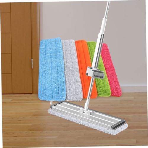4Pcs Flat Mop Pads Replacement for Wet Dry Floor Cleaning 1