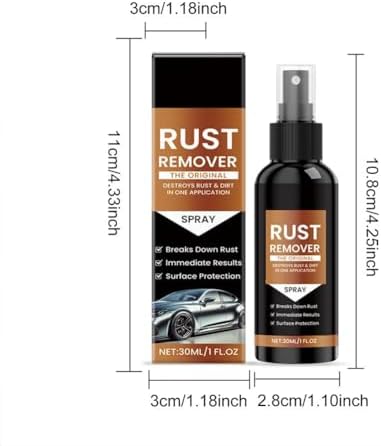 Fast-Acting Rust Remover Spray 3PCS