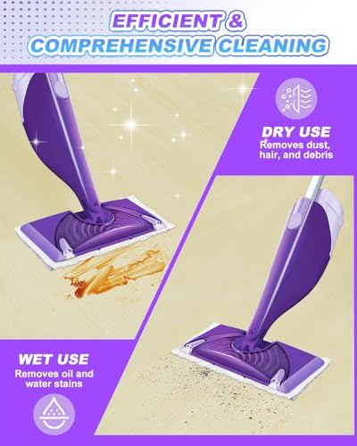MyKEEPOW 20-Pack Replacement Mop Pads for Swiffer Wet Jet