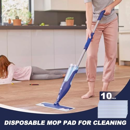 10 Pack Microfiber Mop Pads for 16-18 Hook Loop Mops 1
