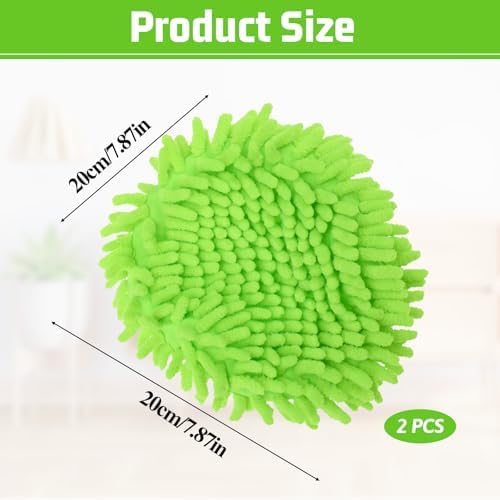 Yuomeaz 2 Pack Spin Mop Replacement Heads