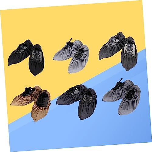 PACKOVE Mopping Shoes Cover 1 Pair Non-Slip Cleaning Shoes for Home