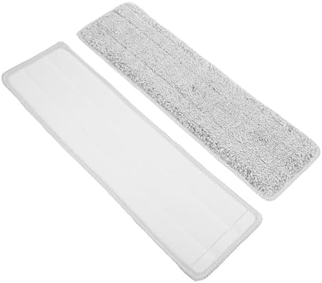 2pcs Reusable Fiber Mop Pads for Hardwood and Vinyl Floors