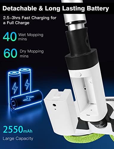 eous Detachable Battery for E700 Electric Mop