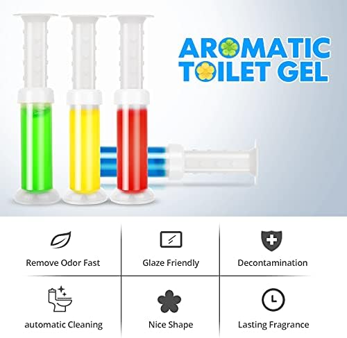 SINOKF Toilet Gel Stamp 4Pcs Set 36 Count