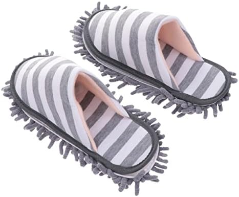 Minkissy Chenille Floor Clean Slippers Washable Mopping Covers