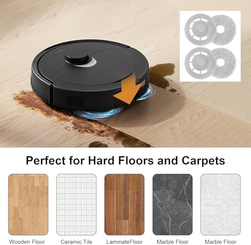 Fixbetter Replacement Mop Cloths for Roborock Qrevo