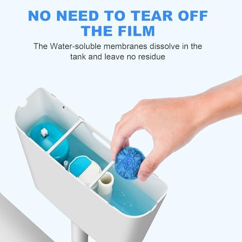 CHMI 100 Pack Toilet Bowl Cleaner Tablets - Blue