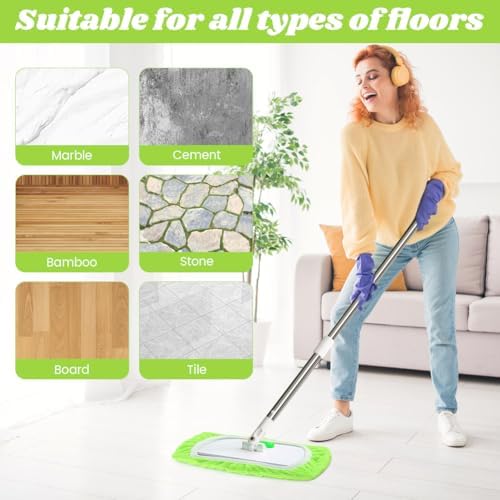 Stankey Up 4-Pack Microfiber Mop Pads for Swiffer Sweeper