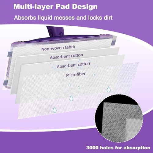 40 Pack WetJet Mop Pad Refills Multi Surface Cleaning
