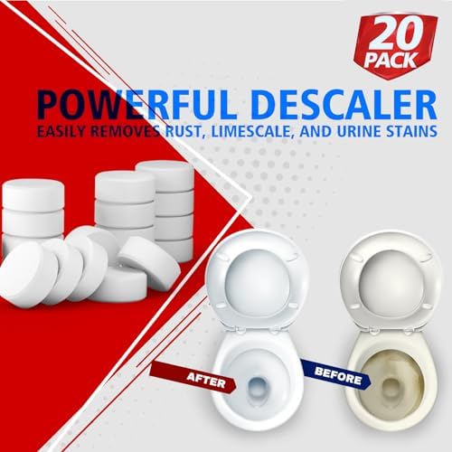 USKICH Toilet Bowl Cleaner Tablets 20 Pack 1