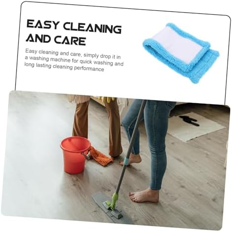 2pcs Coral Microfiber Mop Replacement Pads for Easy Cleaning
