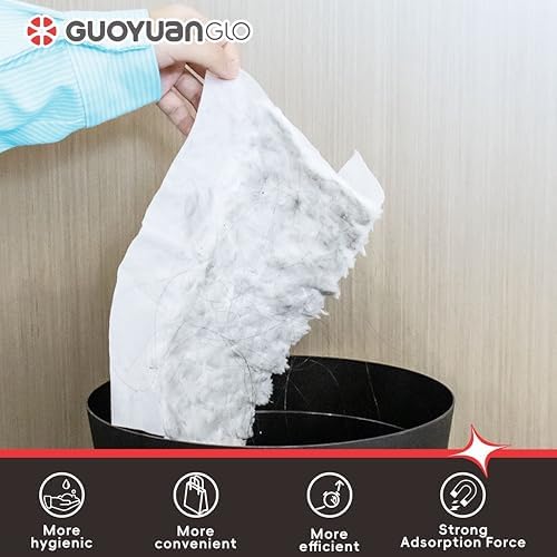 GUOYUANGLO Heavy Duty Pet Mop Cloths 40 Count