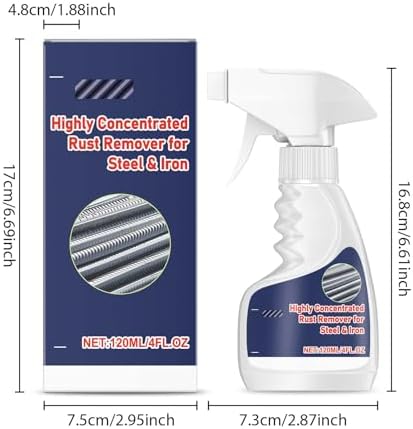 Heavy-Duty Metal Rust Remover 2pcs 1