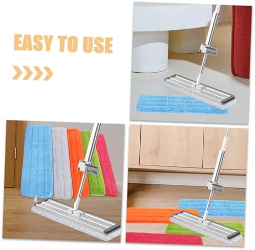 4Pcs Flat Mop Pads Replacement for Wet Dry Floor Cleaning 1