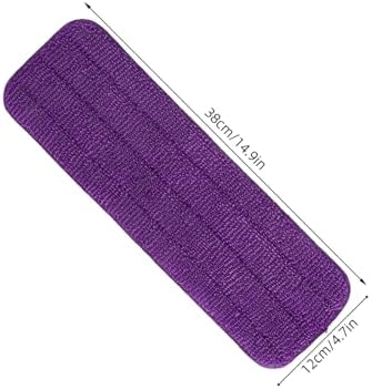 2Pcs Reusable Microfiber Mop Pads for Efficient Floor Cleaning 1