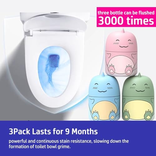 CloudMades Cute Dinosaur Toilet Cleaner Bottle with Scent