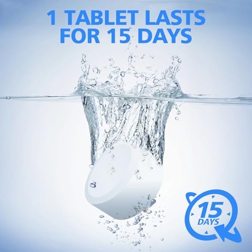 USKICH Toilet Bowl Cleaner 40 Tablets with Bleach