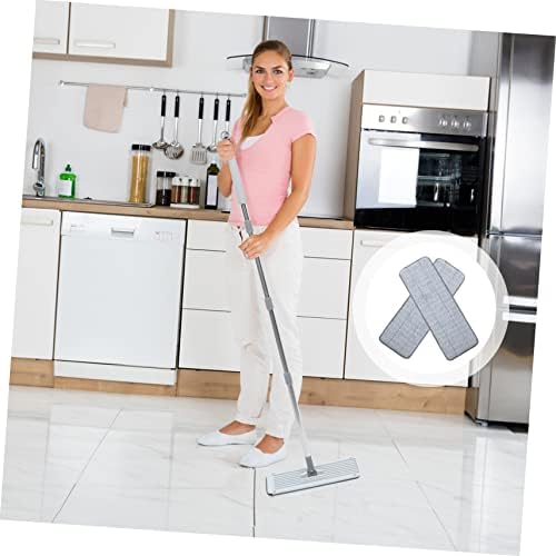 SHERCHPRY 2pcs Microfiber Mop Pads - Wet Dry Cleaning