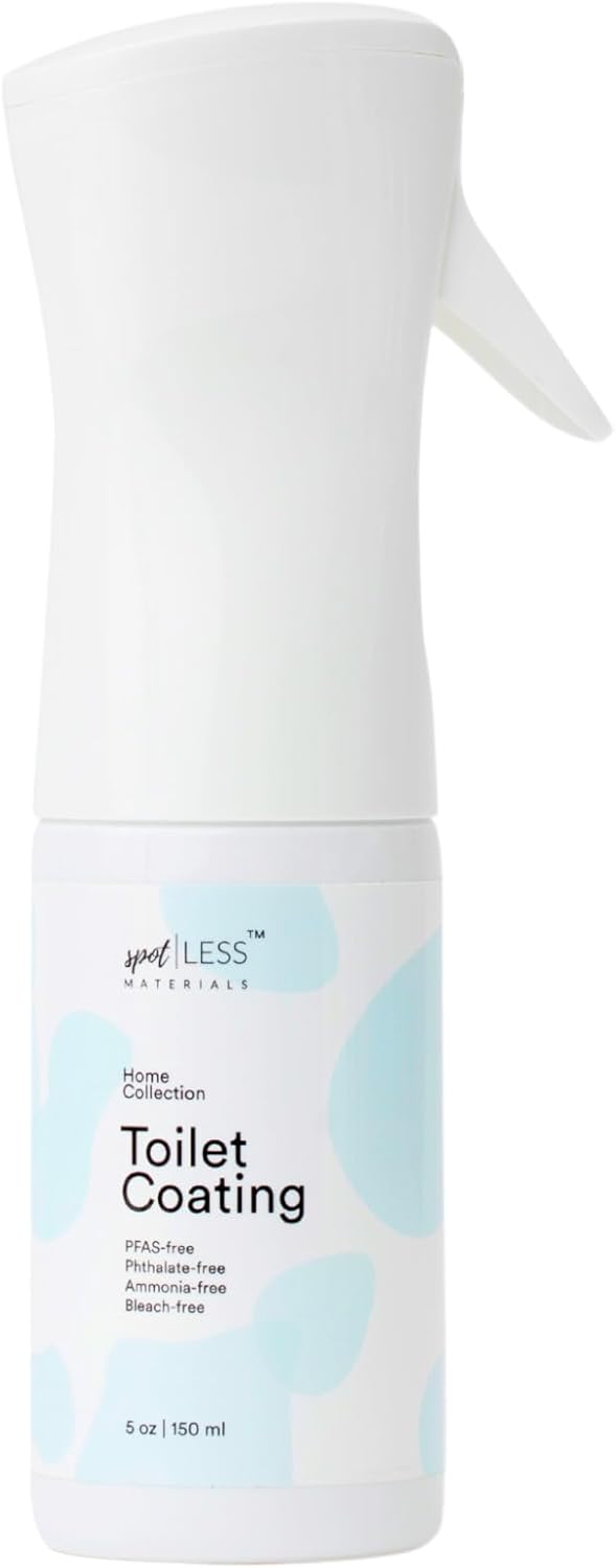 spotLESS MATERIALS Toilet Coating Spray - Easy Clean and Stain Resistant