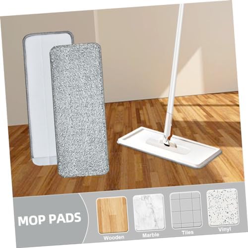 3pcs Microfiber Mop Pads Replacement for Wet Dry Floor Cleaning