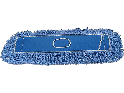 Rubbermaid Twisted Loop-Dust Mop Head Replacement 25-Inch Blue Cotton