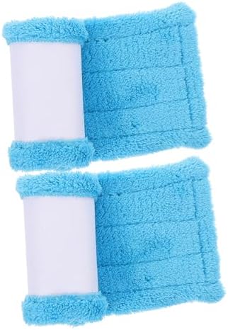 2pcs Coral Microfiber Mop Replacement Pads for Easy Cleaning