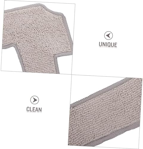 4Pcs Washable Window Mop Cloths for Robots and Offices
