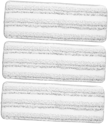 3Pcs Striped Self-Adhesive Mop Pad Refills for Flat Mops