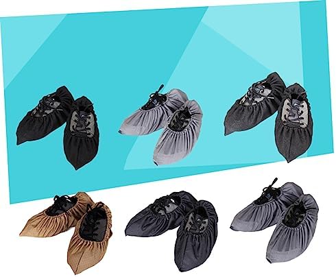 PACKOVE Mopping Shoes Cover 1 Pair Non-Slip Cleaning Shoes for Home