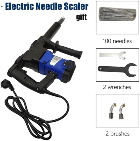 ZHIBIMOI 1100W Electric Needle Rust Remover with 4500BPM 1