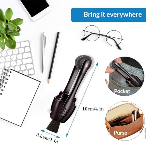 GiFusion5 Eye Glasses Cleaner 3PC Portable