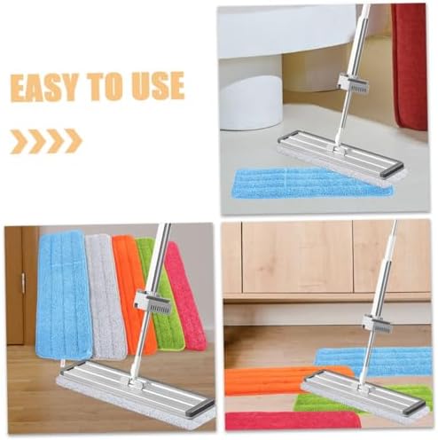 4Pcs Washable Fiber Cloth Mop Pads for Hardwood Floors